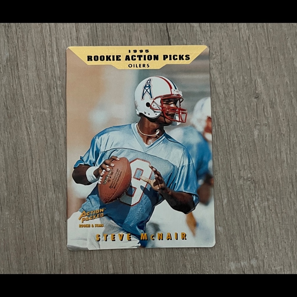 1995 Pinnacle Steve McNair Rookie Card